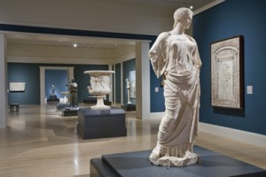 Installation view of LACMA's "Pompeii and the Roman Villa" exhibit