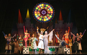 "Spamalot" at the Ahmanson Theatre/photo by Joan Marcus