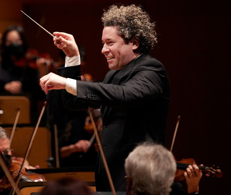 Gustavo Dudamel Conducts Brahms Double Concerto with Anne-Sophie Mutter and Pablo Ferrández and Bruckner’s Symphony No. 1